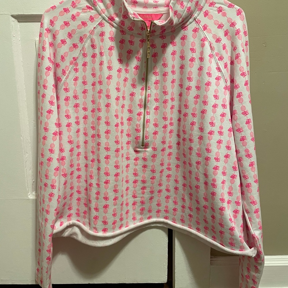 Lilly Pulitzer cropped fineapple popover